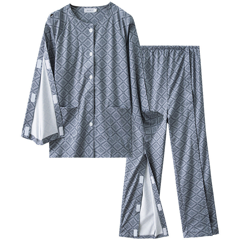 Men's Adaptive Clothing Post Surgery Adaptive Recovery Top&Pants Set