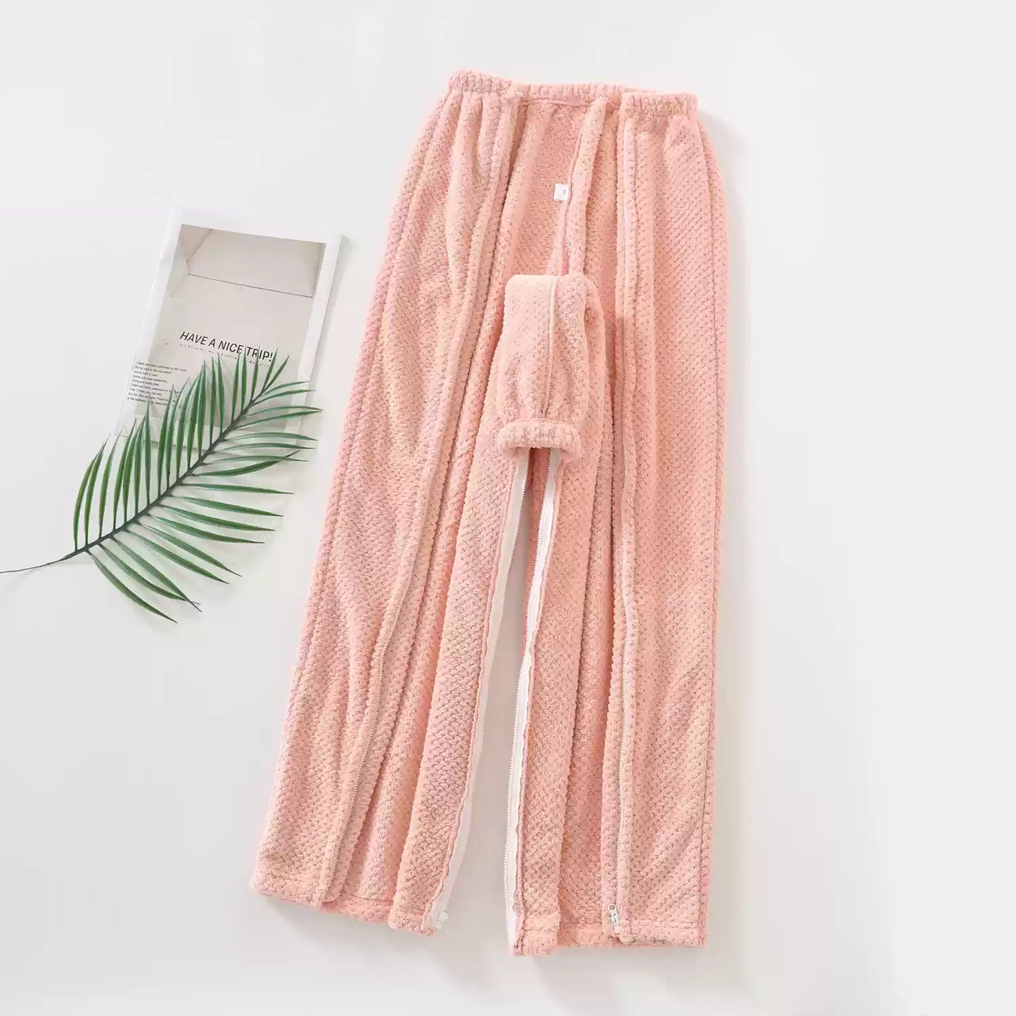 Women's Post Surgery Adaptive Recovery Coral Fleece Pants