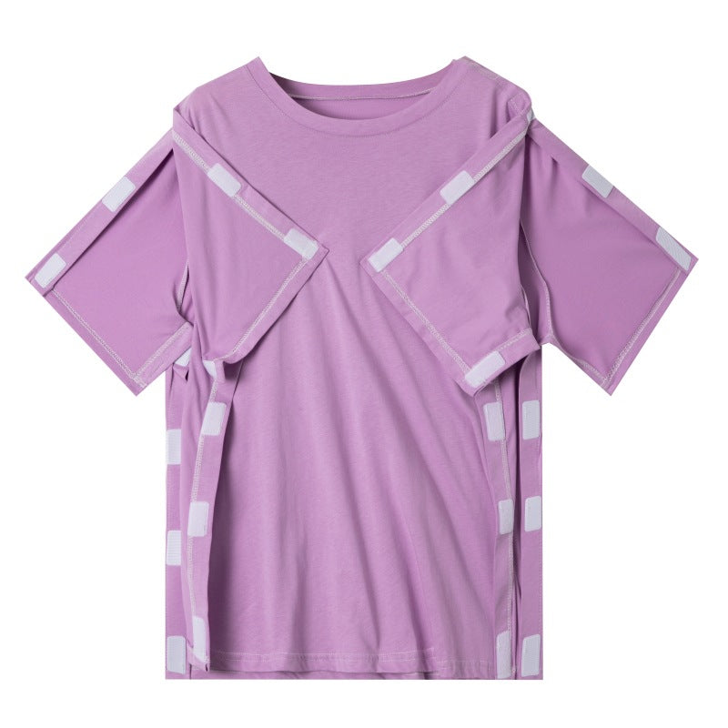 Women's Adaptive Clothing Tear-Away Post Surgery Top