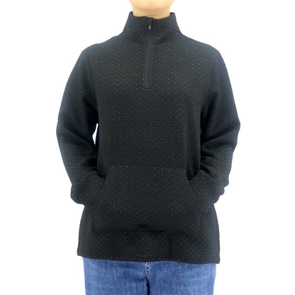 Women's Easy Dressing Open Back Half Zip Sweater